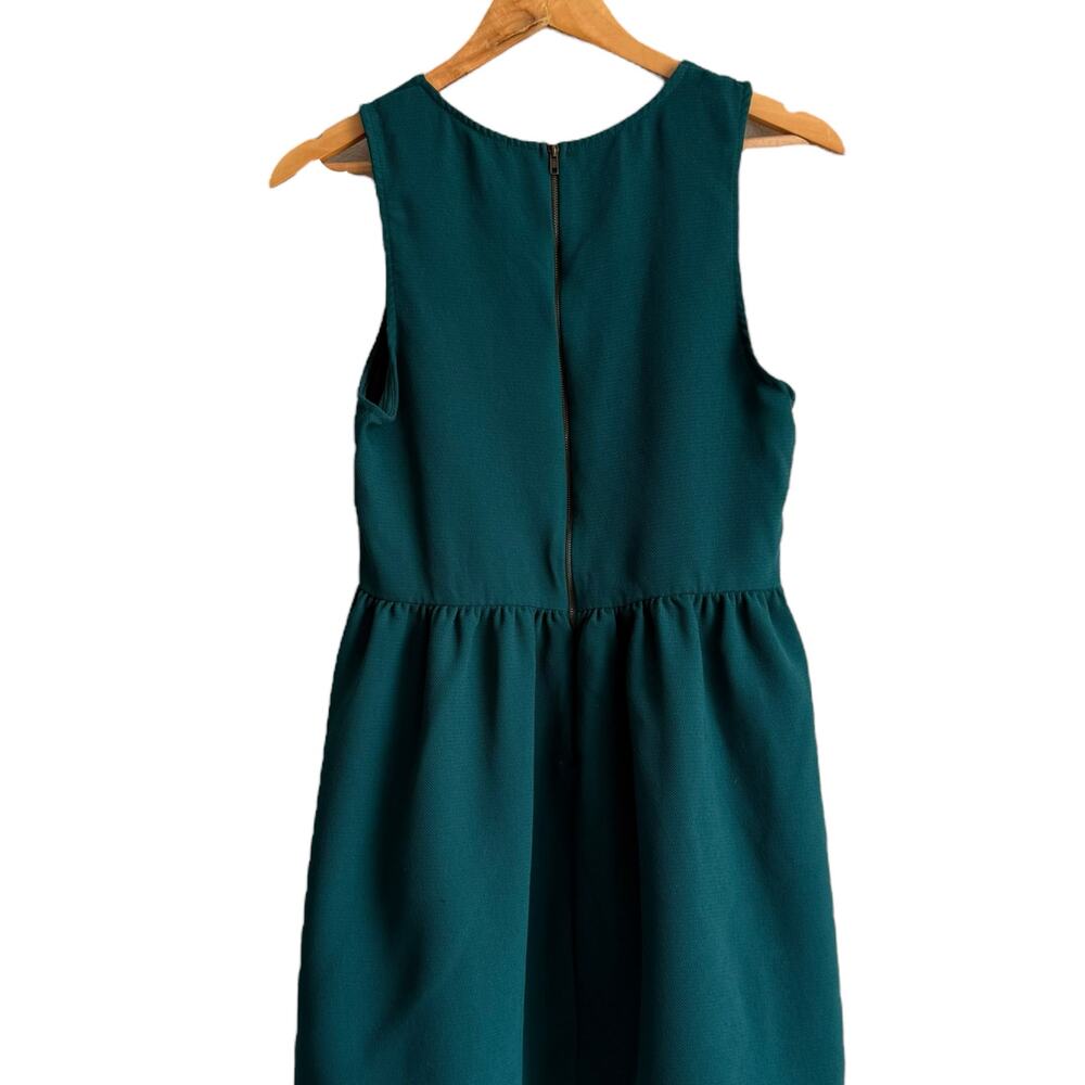 Anthropologie Everly Green Sleeveless Keyhole Cutout Mini Dress Size L - Picture 2 of 4
